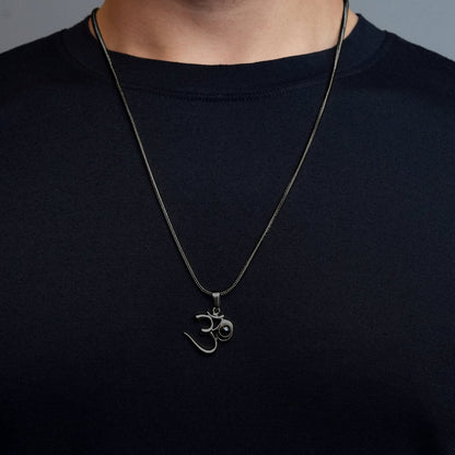 OM Pendant with Adiyogi Photo Inside